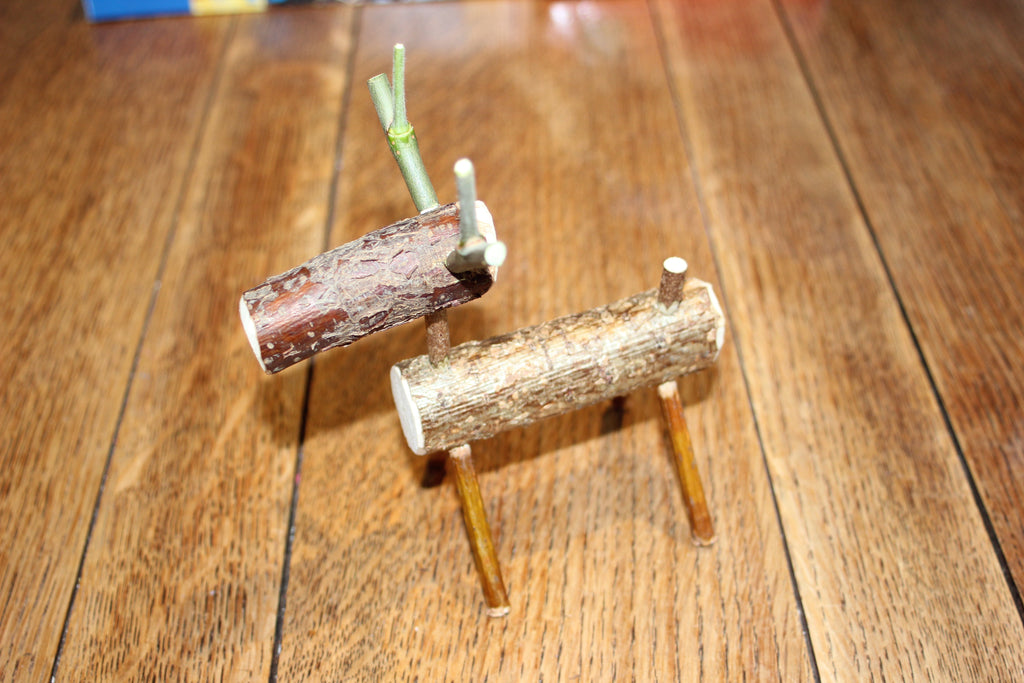 Christmas Bushcraft Carving Project — Carving Mini Rudolphs