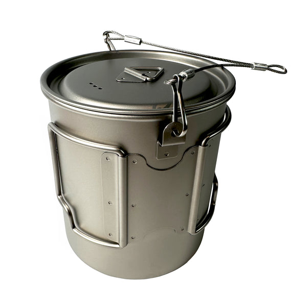 Grade 1 Titanium Nesting Cups | 750ml / 25.36 fl oz | Nests with 32oz Bottles