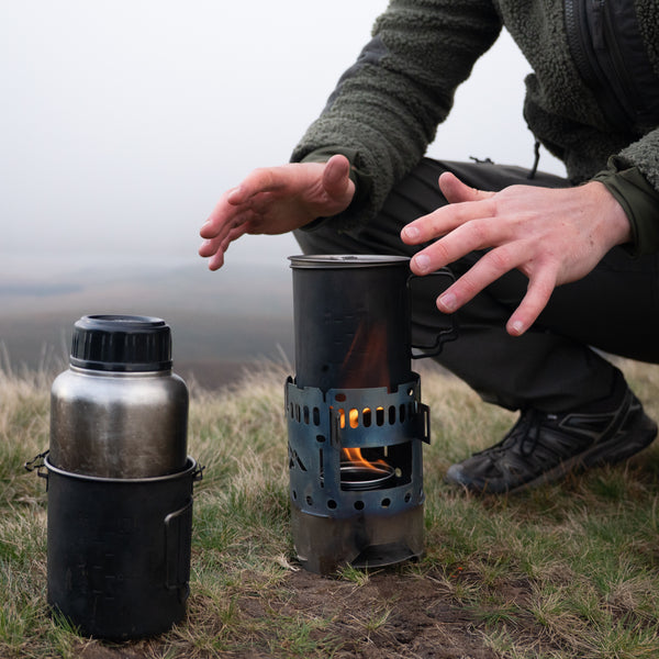 www.forestfundamentals.com FF Titanium Nesting Stove Bushcraft UK