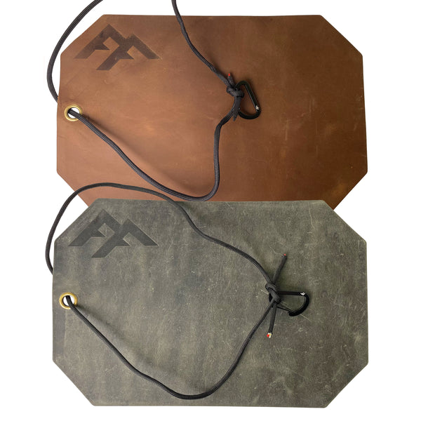 Artisan Fire Mats | 2mm Thick Waxed Leather Tinder Mats