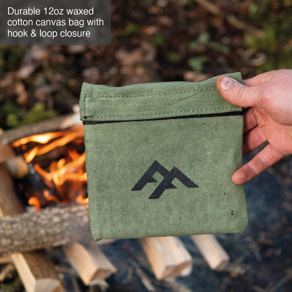 www.forestfundamentals.com Bushcraft Griddle / Grill TrailGrate™ (Folding) | Open-Fire Griddle / Grill Bushcraft UK
