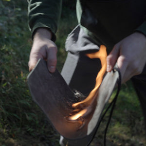 Artisan Fire Mats | 2mm Thick Waxed Leather Tinder Mats