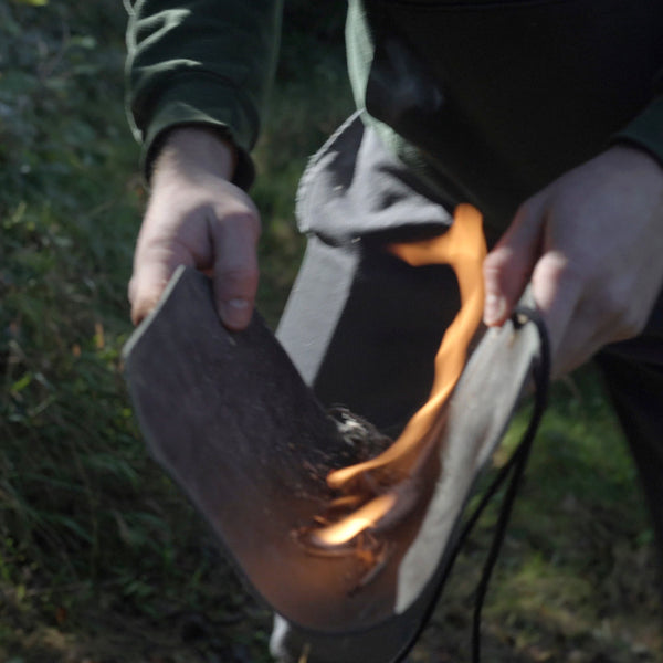 Artisan Fire Mats | 2mm Thick Waxed Leather Tinder Mats
