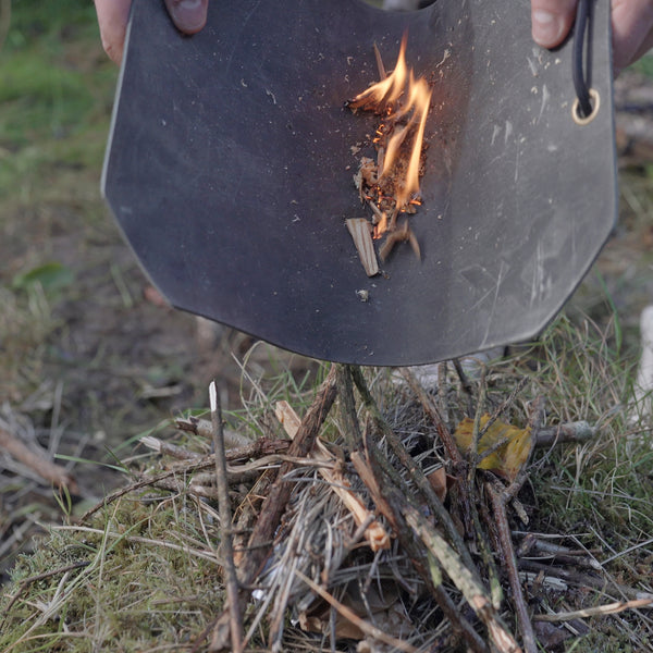 Artisan Fire Mats | 2mm Thick Waxed Leather Tinder Mats