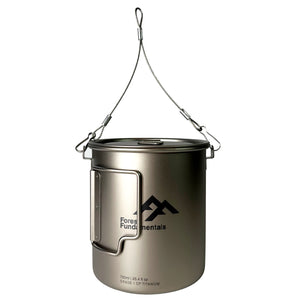 Folding Bail Handles for Nesting Cups | Fits Most Cup & Pot Sizes