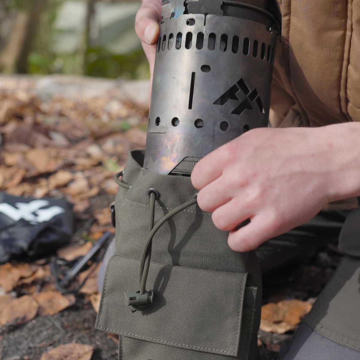 www.forestfundamentals.com Nesting Stove Bag | 1000D Condura Storage Bag Bushcraft UK