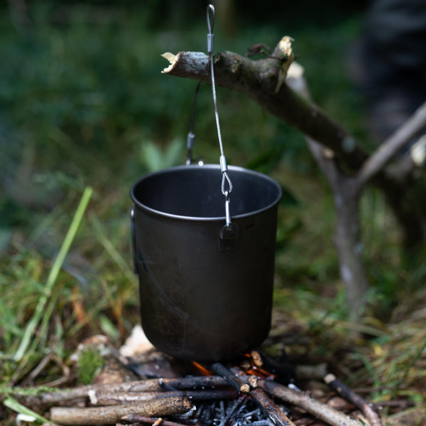 Folding Bail Handles for Nesting Cups | Fits Most Cup & Pot Sizes