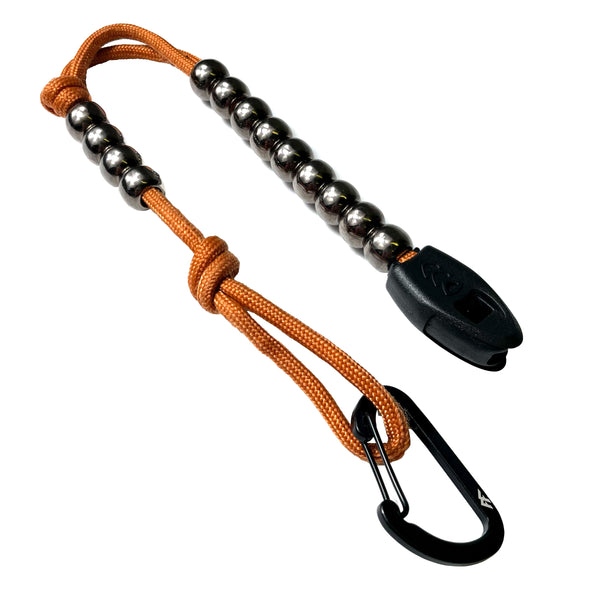 www.forestfundamentals.com Orange 550 Cord Trail Tally Beads | Pace Beads Bushcraft UK