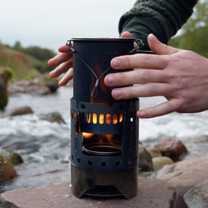 www.forestfundamentals.com Open Flame Alcohol Tins | 4x Graphite Felts Bushcraft UK