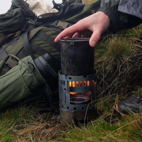 www.forestfundamentals.com Open Flame Alcohol Tins | 4x Graphite Felts Bushcraft UK