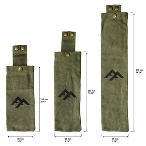 www.forestfundamentals.com Folding Saw Bags Folding Saw Bags | Compatible with Silky's POCKETBOY, GOMBOY, & BIGBOY | Waxed Cotton Canvas Bushcraft UK