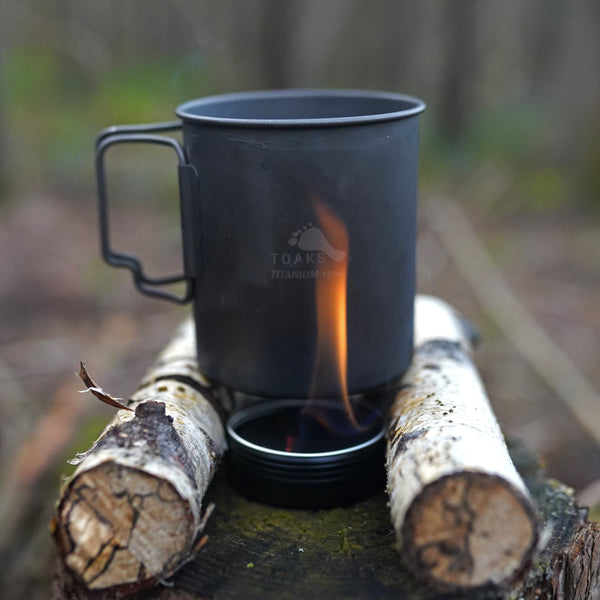 Open Flame Alcohol Tins | 4x Graphite Felts