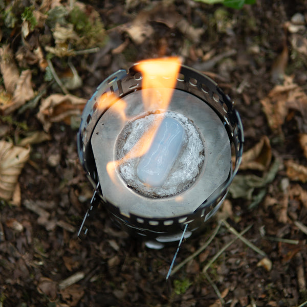 Solid Fuel with Pots, Pans, Cups & Bottles