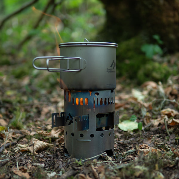 www.forestfundamentals.com FF Titanium Nesting Stove Bushcraft UK