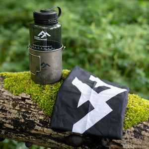 Gr1 Titanium 750ml (25fl oz) Cups & 1000ml (32oz fl) Nesting Bottles