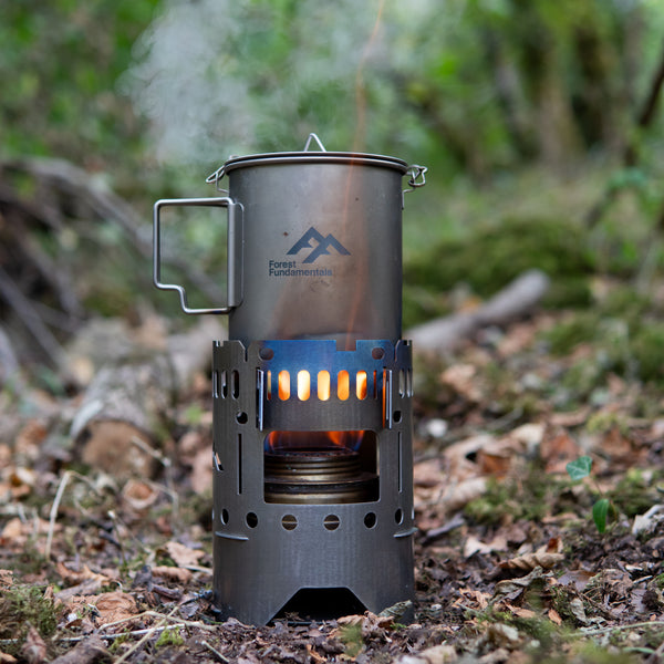 Alcohol Burners with Pots, Pans, Cups & Bottles