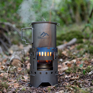 www.forestfundamentals.com FF Titanium Nesting Stove Bushcraft UK