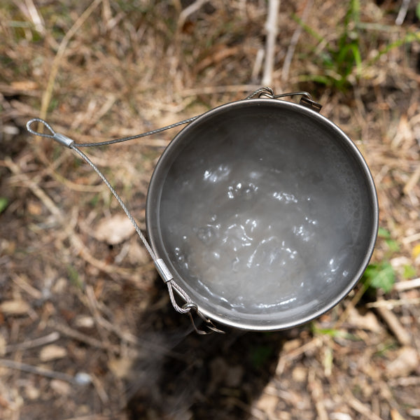 Grade 1 Titanium Nesting Cups | 750ml / 25.36 fl oz | Nests with 32oz Bottles