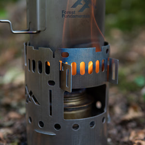www.forestfundamentals.com FF Titanium Nesting Stove Bushcraft UK