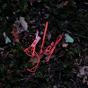 www.forestfundamentals.com High-Vis Orange Beast & Hive Fire Starter Bushcraft UK