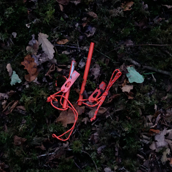 www.forestfundamentals.com High-Vis Orange Beast & Hive Fire Starter Bushcraft UK