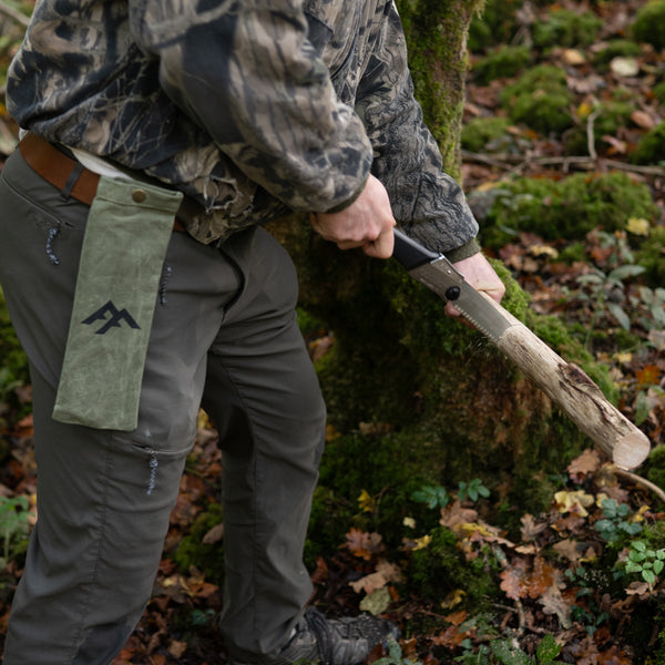 Folding Saw Bags | Compatible with Silky's POCKETBOY, GOMBOY, & BIGBOY | Waxed Cotton Canvas