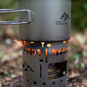 www.forestfundamentals.com FF Titanium Nesting Stove Bushcraft UK