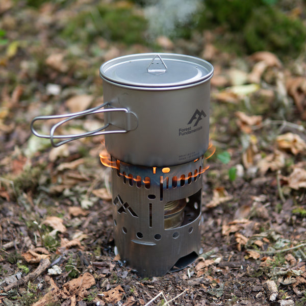 www.forestfundamentals.com FF Titanium Nesting Stove Bushcraft UK