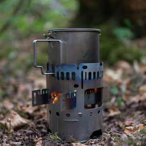 www.forestfundamentals.com FF Titanium Nesting Stove Bushcraft UK