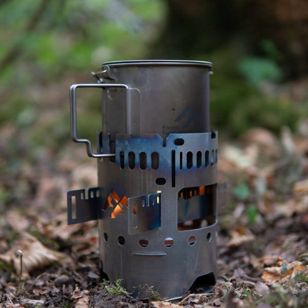 www.forestfundamentals.com FF Titanium Nesting Stove Bushcraft UK